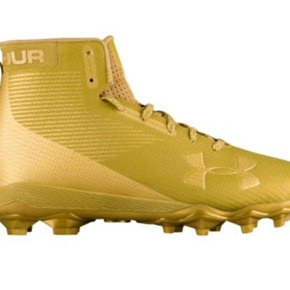under armour gold cleats